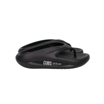 Black Chunky High Platform Flip Flop