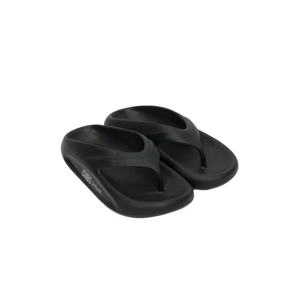Black Chunky High Platform Flip Flop