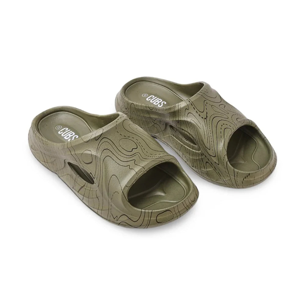 Army Green Bubble Walk Slide