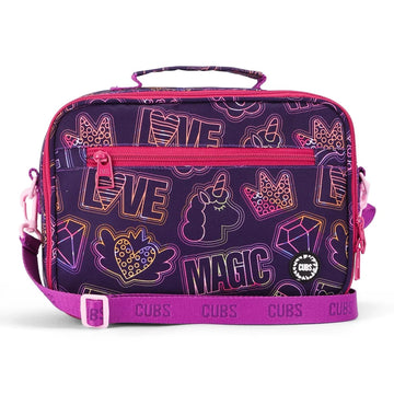 Doodle Purple Junior Student Lunch bag 5L