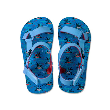 Dangerous Shark Sling Sandals