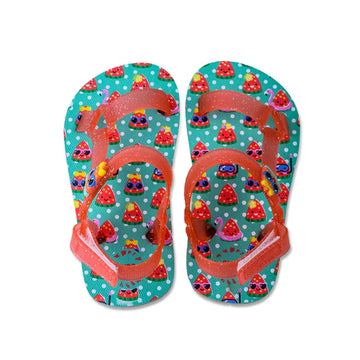 Dancing Water Melons Sling Sandals
