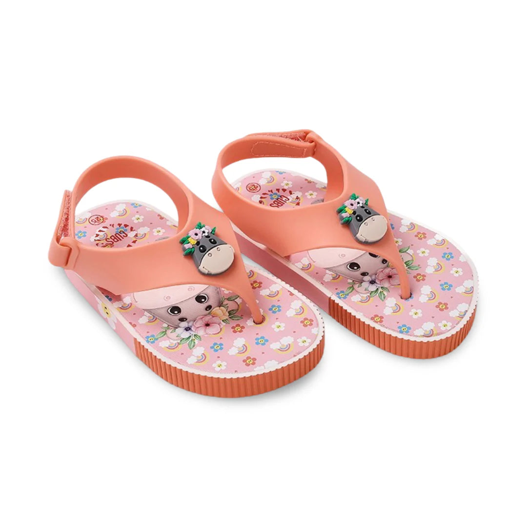 Salmon Unicorn Flip-Flop
