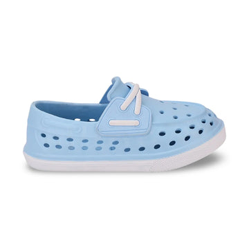 Blue Junior Jack Slip On Fake Laces Sneaker