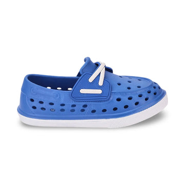 Navy Junior Jack Slip On Fake Laces Sneaker