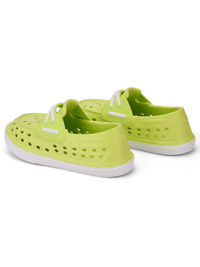 Light Green Junior Jack Slip On Fake Laces Sneaker
