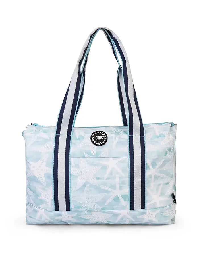 Stars and Flowers Double Face Tote Bag 19 L